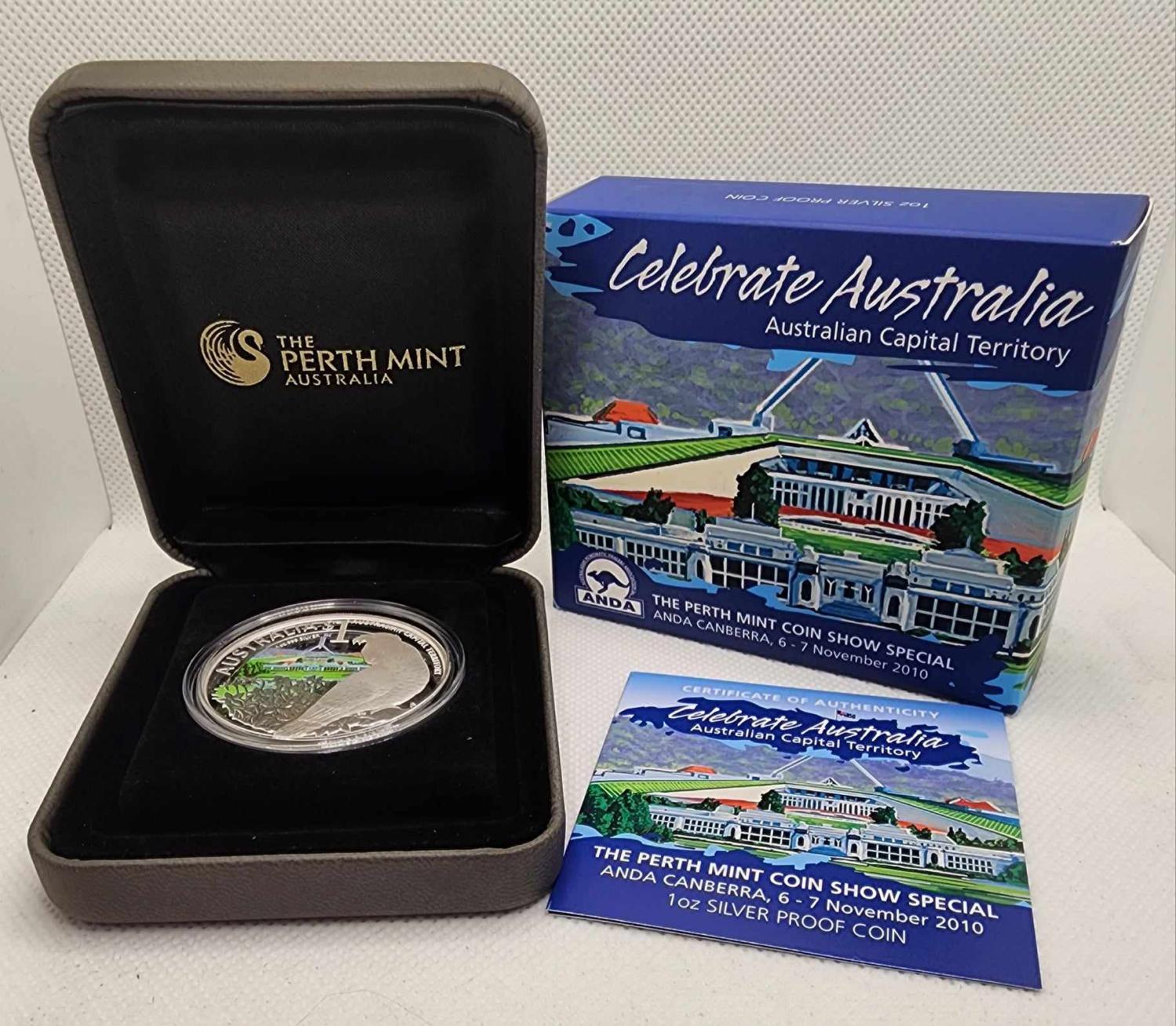 Thumbnail for 2010 Perth Mint Coin Show Special ANDA - Celebrate Australia Australian Capital Territory