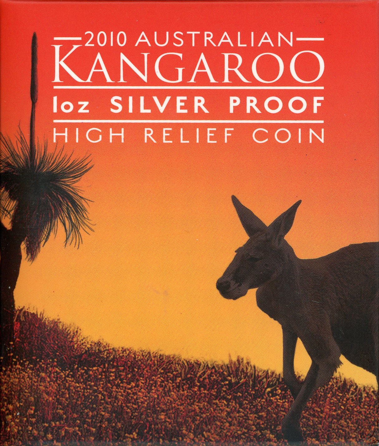 Thumbnail for 2010 One oz Silver Kangaroo High Relief