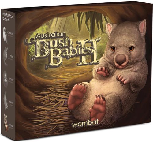 Thumbnail for 2013 Bush Babies Half oz Coloured Silver Proof - Wombat
