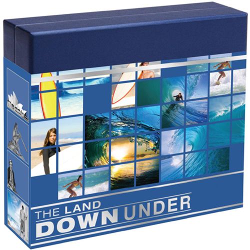 Thumbnail for 2013 The Land Down Under 1oz Coloured Silver Proof - Surfing