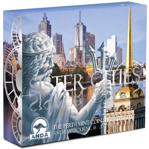 Thumbnail for 2013 1oz Coloured Silver Proof - Melbourne ANDA Issue