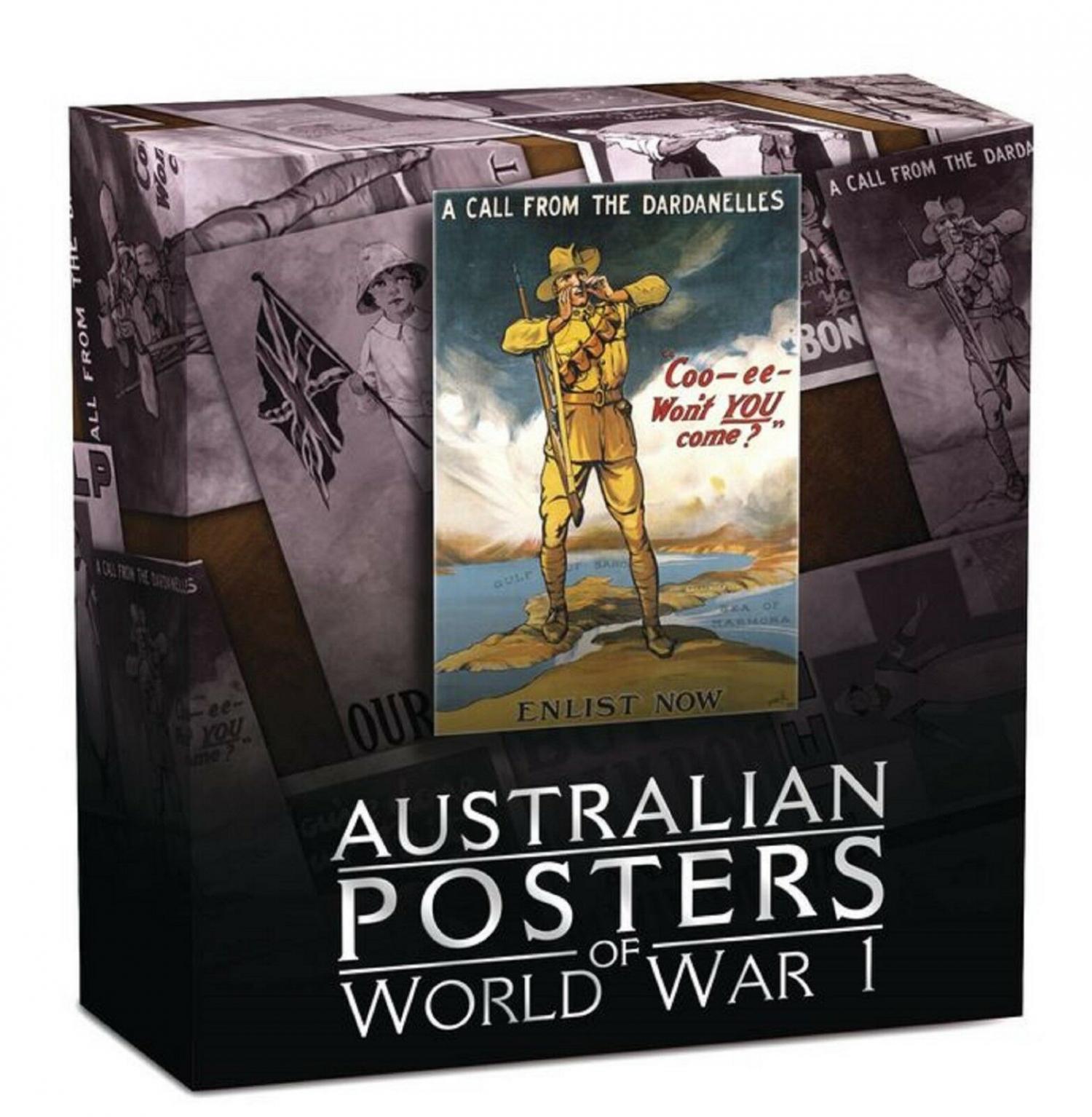 Thumbnail for 2014 1oz Silver Proof Rectangular Coin - Australian Posters of WWI