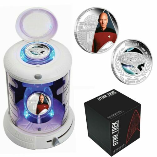 Thumbnail for 2015 Star Trek Captain Picard and USS Enterprise Two coin set