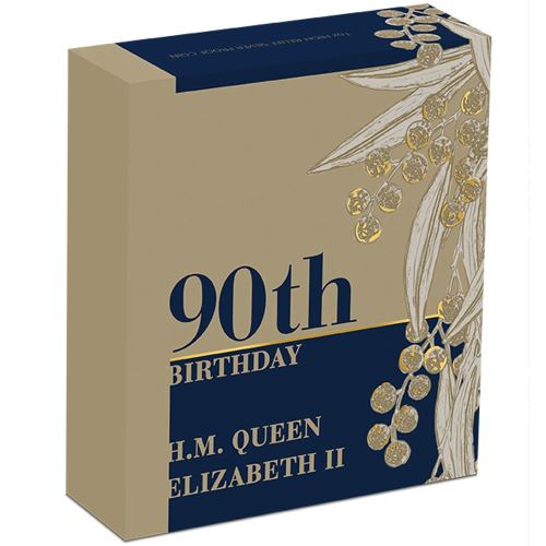 Thumbnail for 2016 1oz Silver High Relief Coin - 90th Birthday HM Queen Elizabeth II
