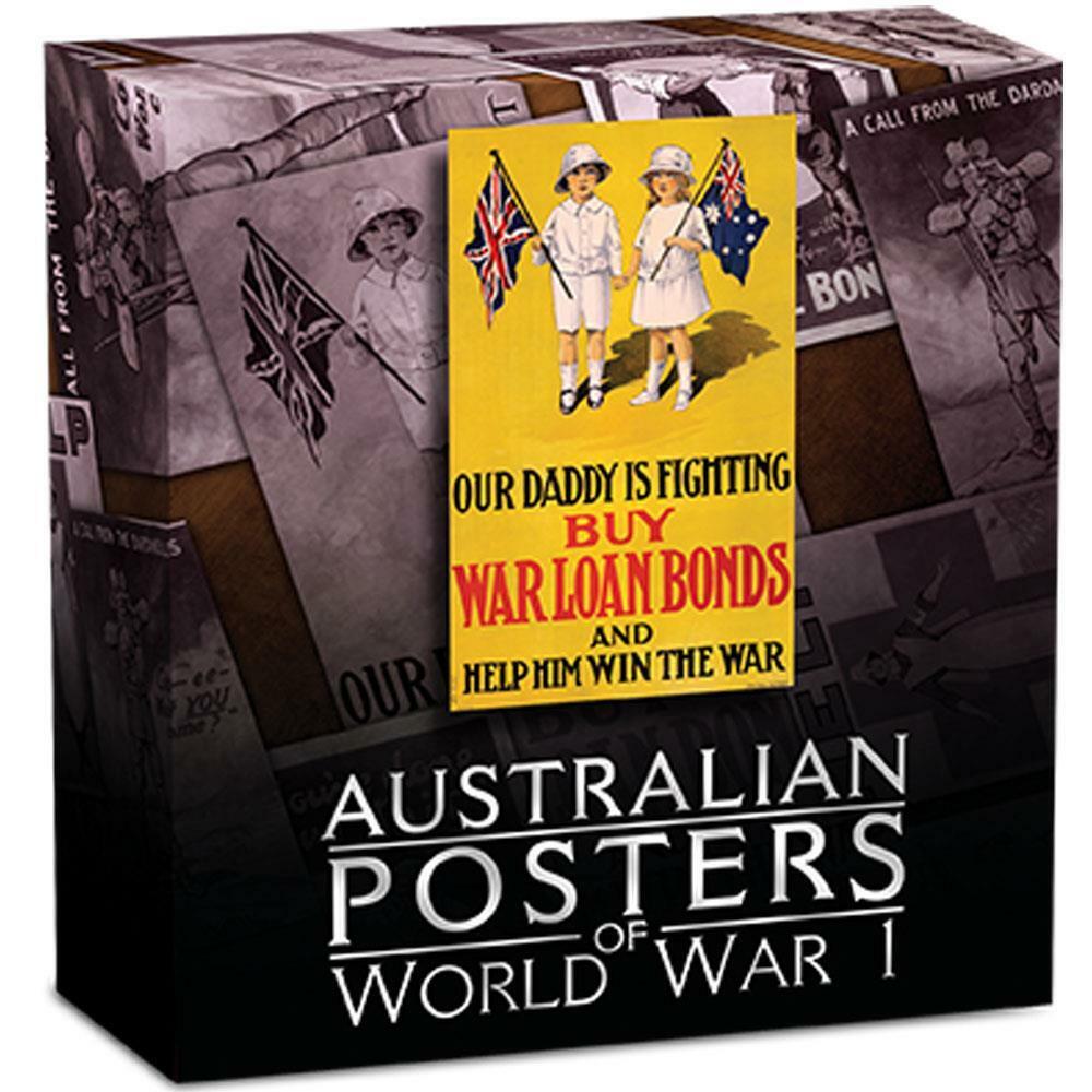 Thumbnail for 2016 1oz Silver Proof Rectangular Coin - Australian Posters of WWI