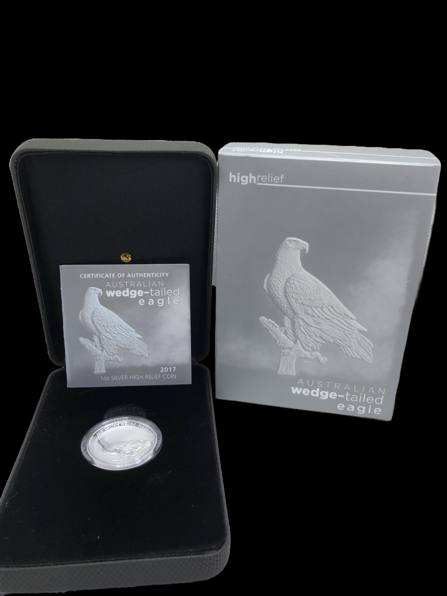 Thumbnail for 2017 Australian 1oz Silver Wedge-Tailed Eagle High Relief