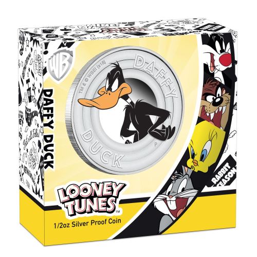 Thumbnail for 2018 Looney Tunes Half oz Silver Proof Coin - Daffy Duck