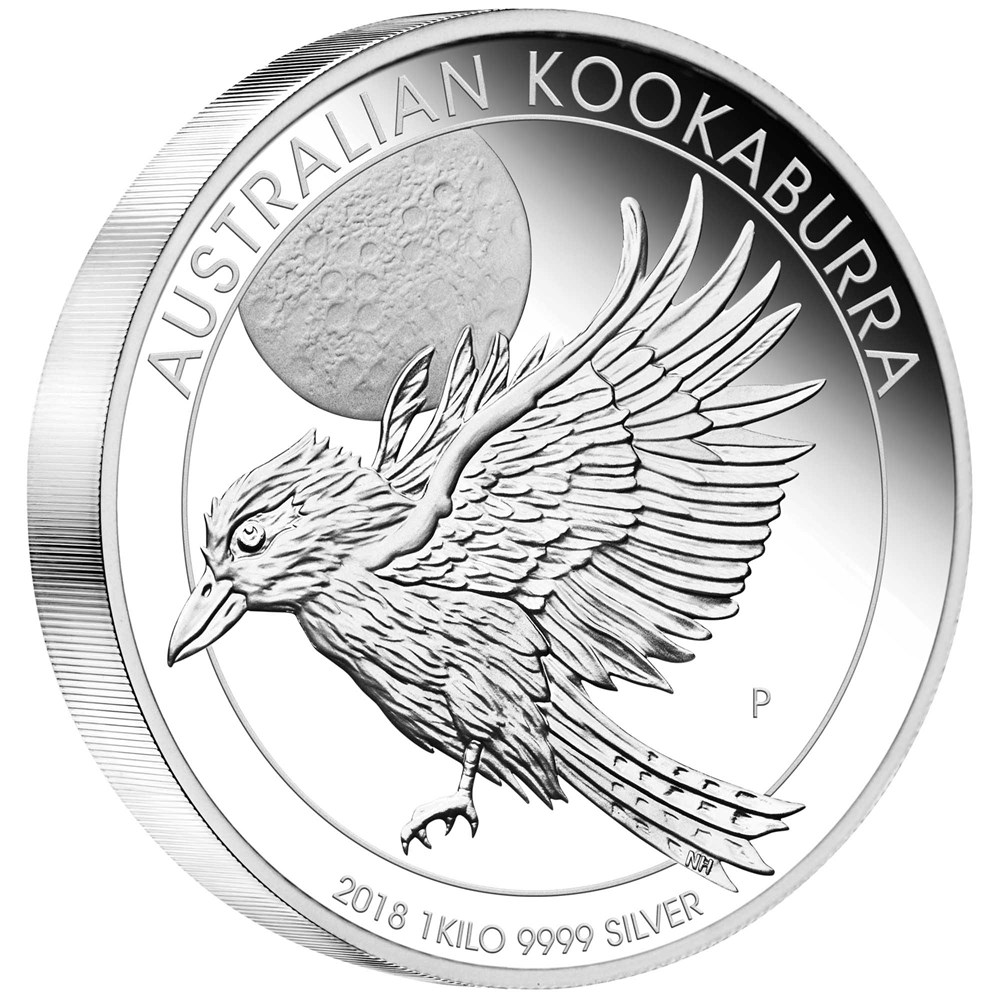 Thumbnail for 2018 Australian One Kilo Silver Kookaburra Proof Coin - Mintage only 300