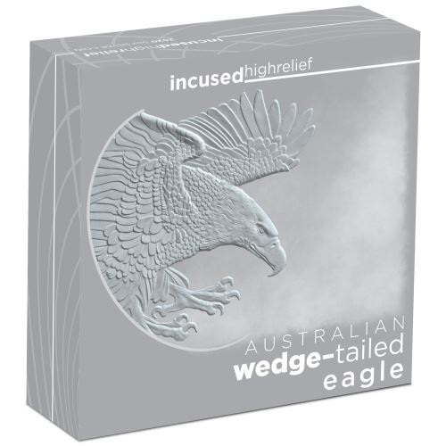 Thumbnail for 2020 5oz Silver Incused High Relief Coin - Australian Wedge Tailed Eagle