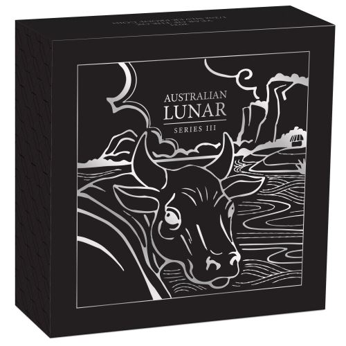 Thumbnail for 2021 Australian Lunar Series III Year of the Ox Half oz Silver Proof Coin
