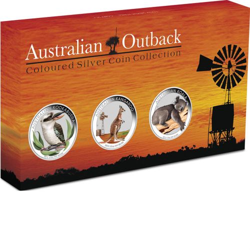 Thumbnail for 2012 Australian Outback Coloured Silver Coin Collection
