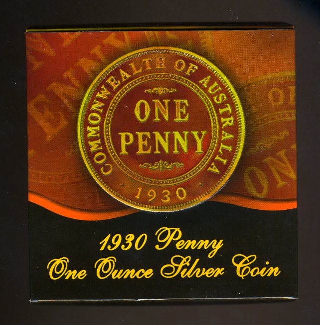 Thumbnail for 2005 75th Anniversary of 1930 Penny 1oz Silver Proof Coin