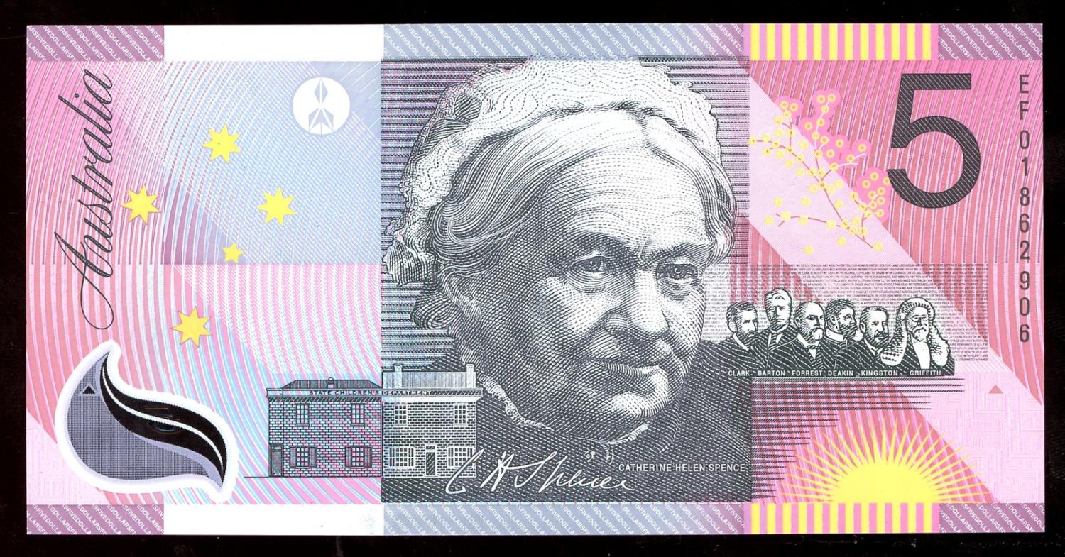 Thumbnail for 2001 $5 Banknote EF01 862906 UNC 