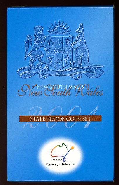 Thumbnail for 2001 Federation Three Coin Proof Set - New South Wales