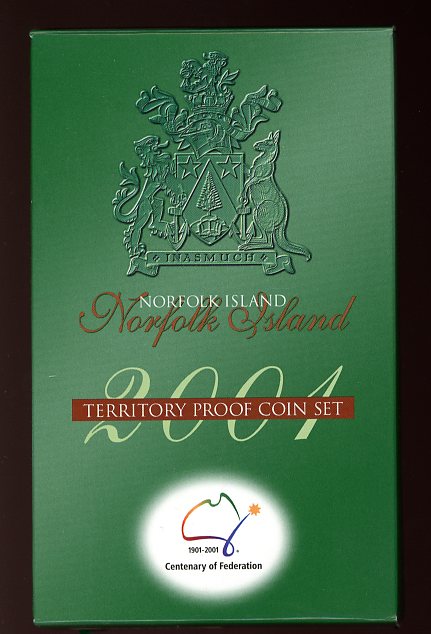 Thumbnail for 2001 Federation Three Coin Proof Set - Norfolk Island