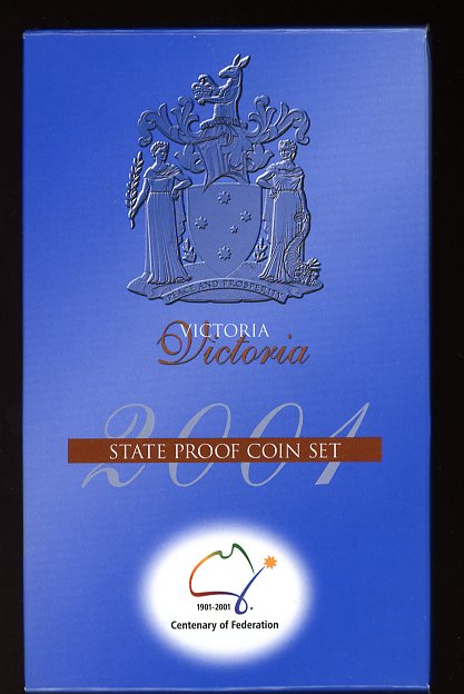 Thumbnail for 2001 Federation Three Coin Proof Set - Victoria