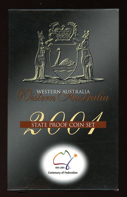 Thumbnail for 2001 Federation Three Coin Proof Set - Western Australia