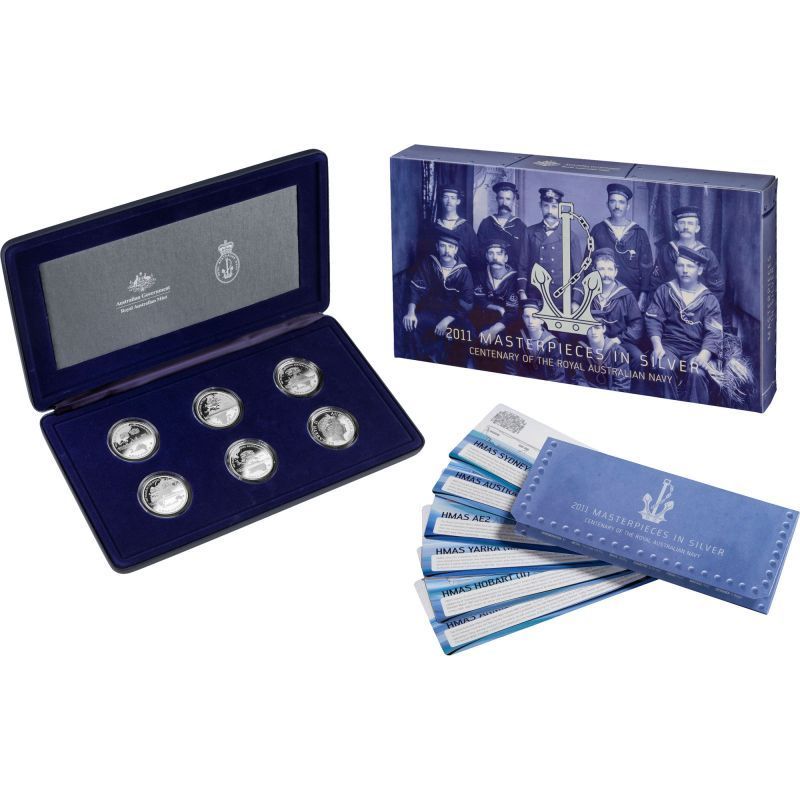 Thumbnail for 2011 Masterpieces in Silver Proof Set Australian Navy Centenary