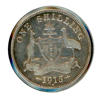 Thumbnail for 1915H Australian Shilling VG