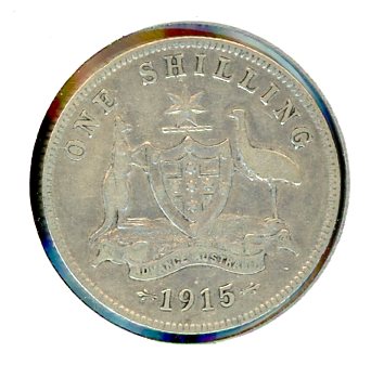 Thumbnail for 1915 Australian Shilling aFine