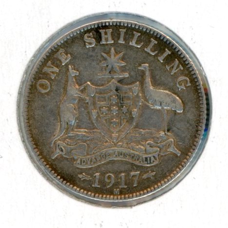Thumbnail for 1917 Australian Shilling gFINE