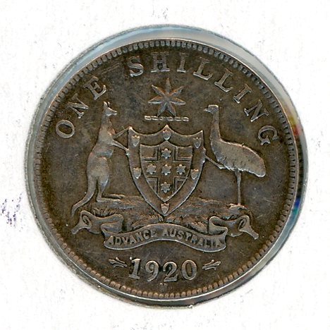 Thumbnail for 1920 Australian Shilling aVF 