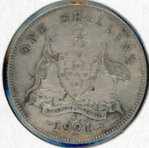 Thumbnail for 1921* Australian Shilling aFine