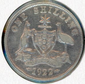 Thumbnail for 1922 Australian Shilling VG
