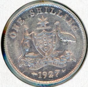 Thumbnail for 1927 Australian George V Shilling EF