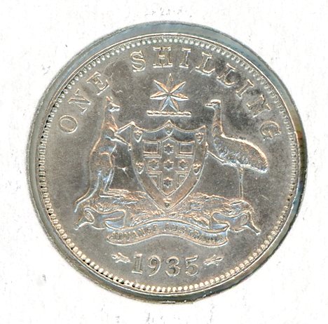 Thumbnail for 1935 Australian Shilling gVF