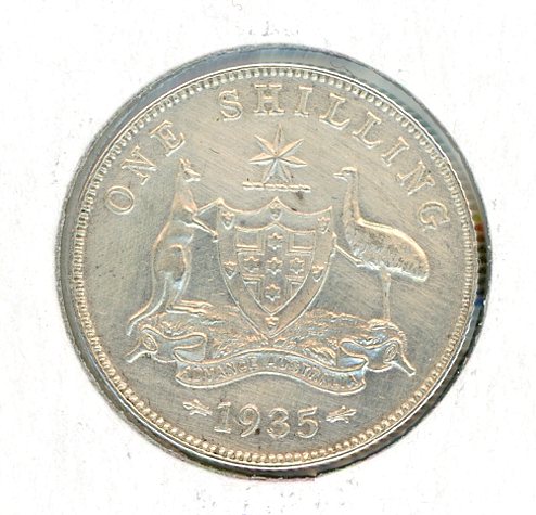 Thumbnail for 1935 Australian Shilling (B) EF