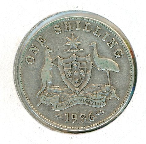 Thumbnail for 1936 Australian Shilling gF