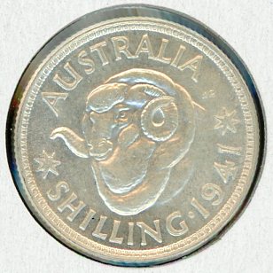 Thumbnail for 1941 Australian Shilling EF