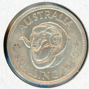 Thumbnail for 1942 Australian Shilling aUNC