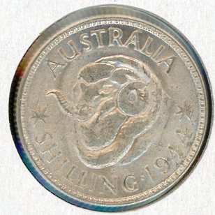 Thumbnail for 1944 Australian Shilling EF - B