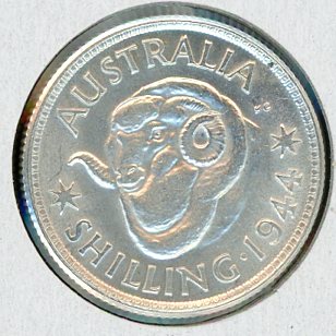 Thumbnail for 1944 Australian Shilling EF