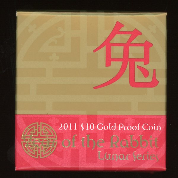 Thumbnail for 2011 Lunar Year of the Rabbit $10.00 Gold Proof