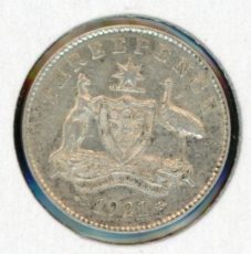 Thumbnail for 1921M Australian Threepence - aEF