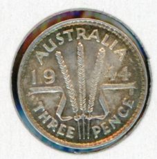 Thumbnail for 1944S Australian Threepence aUNC
