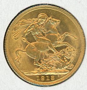 Thumbnail for 1913 UK Gold Sovereign