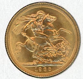 Thumbnail for 1966 UK Gold Sovereign