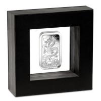 Image 1 for 2018 1oz Rectangular Dragon Silver Proof Coin