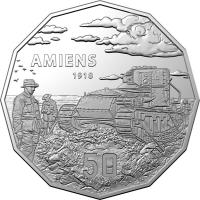 Image 2 for 2018 The Western Front Fifty Cent Coin - The Battle of Amiens