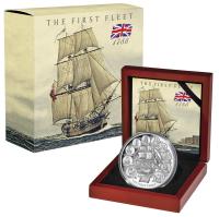 Image 1 for 2018 Niue 2oz Silver Proof - First Fleet