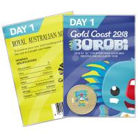 Image 1 for 2018 Commonwealth Games Coloured Borobi Dollar - Day 1
