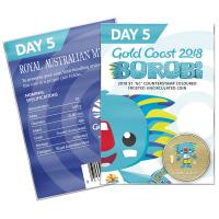 Image 1 for 2018 Commonwealth Games Coloured Borobi Dollar - Day 5
