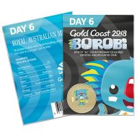 Image 1 for 2018 Commonwealth Games Coloured Borobi Dollar - Day 6