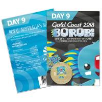Image 1 for 2018 Commonwealth Games Coloured Borobi Dollar - Day 9