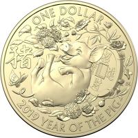 Image 3 for 2019 Lunar Year of the Pig - 3 Coin Set