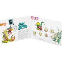 Image 2 for 2019 Seven Coin Coloured UNC Set - 60th Anniversary of Mr Squiggle
